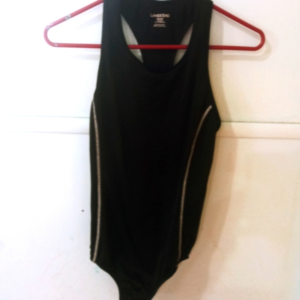 Girls size 16 lands end 1 piece swim/bathing suit